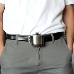 Belt Buckle Flask