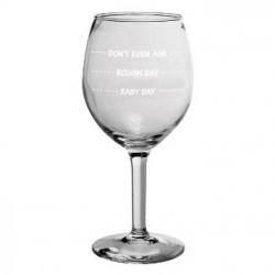 Don’t Even Ask Wine Glass